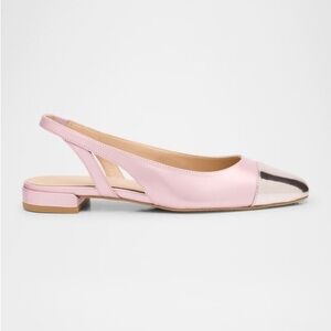 Stuart Weitzman
Sleek Cap-Toe Slingback Flats size 9B